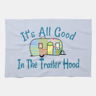 Trailer Hood Camper Dish Towel