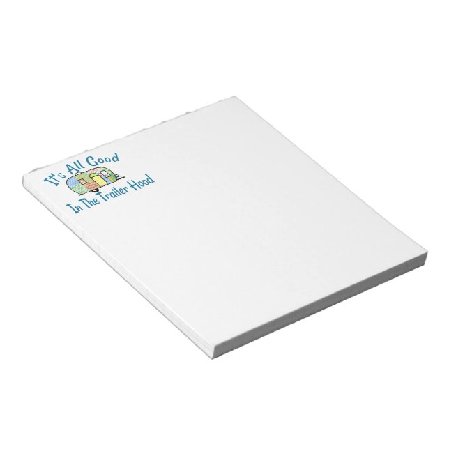 Trailer Hood Camper Note Pads (Angled)