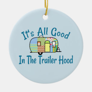 Trailer Hood Camper Ornaments