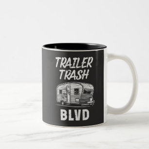 Trailer Trash Blvd Two-Tone Coffee Mug