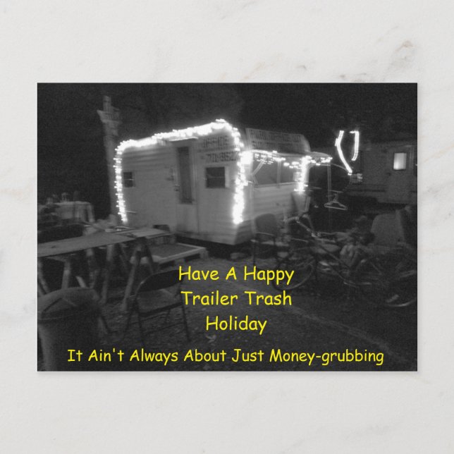 Trailer Trash Holiday EDL121015 Postcard (Front)