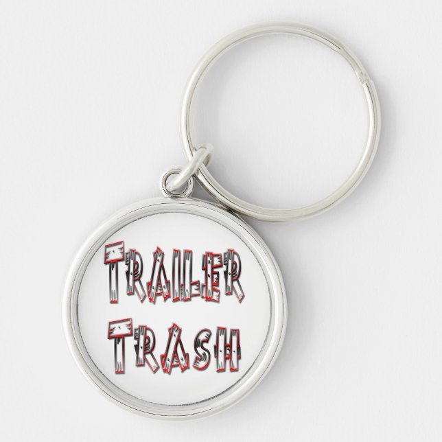 Trailer Trash Key Ring (Front)