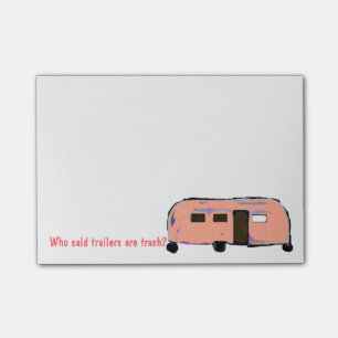 Trailer Trash Post-it Notes