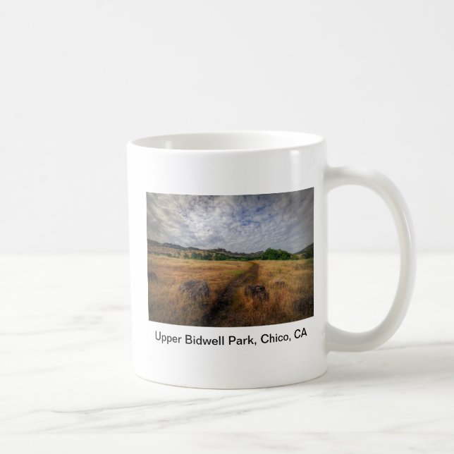 Trailhead, Upper Bidwell Park, Chico, Ca Coffee Mug (Right)