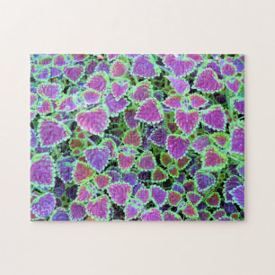 Trailing Burgundy Coleus Jigsaw Puzzle