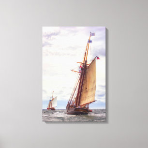 Trailing The Whaler Canvas Print