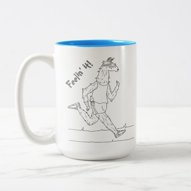 Trailpaca Feelin' it Coffee Mug (Left)