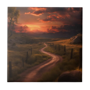 Trails I Travel Tile