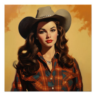 Trails of Love and Elegance: Wild West Whispers Poster