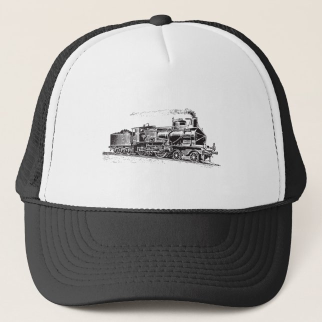 Train 03 - Black Trucker Hat (Front)