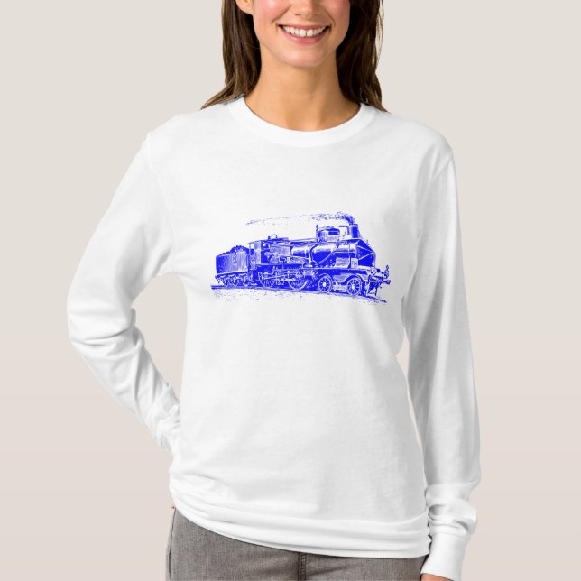 Train 03 - Blue T-Shirt (Front)