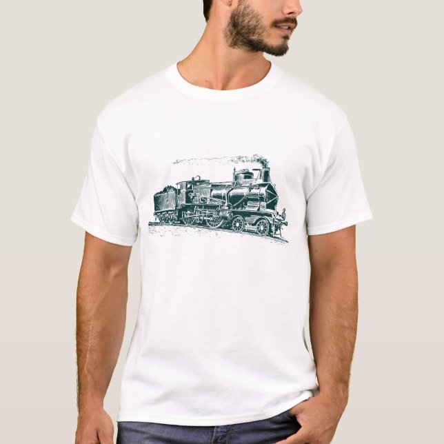 Train 03 - Dark Green T-Shirt (Front)