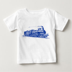 Train 03 - Navy Blue Baby T-Shirt