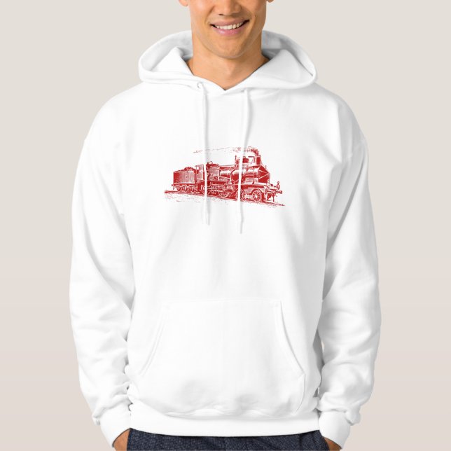 Train 03 - Ruby Red Hoodie (Front)