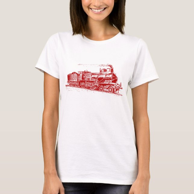 Train 03 - Ruby Red T-Shirt (Front)