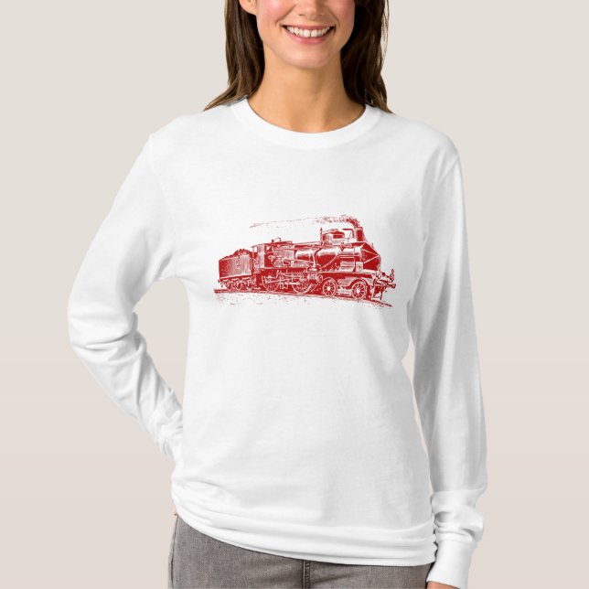 Train 03 - Ruby Red T-Shirt (Front)
