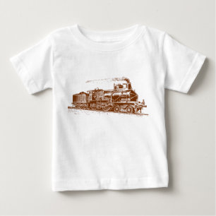 Train 03 - Walnut Brown Baby T-Shirt
