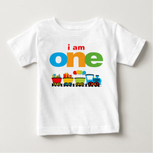 Train 1st Birthday T-shirt Toddler Baby Kid