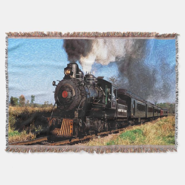 Train 2 Throw Blanket (Front)