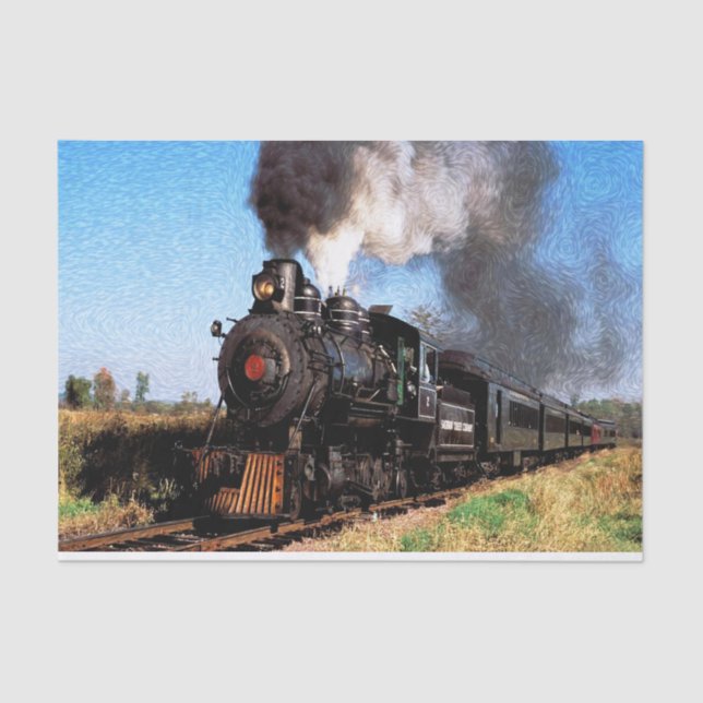 Train 2 tissue paper (Front)