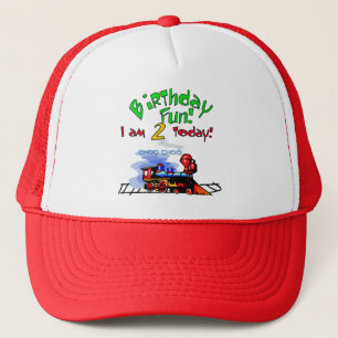 Train 2nd Birthday Tshirts and Gifts Trucker Hat