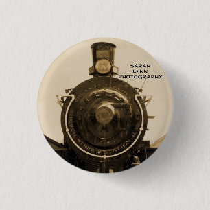 Train 3 Cm Round Badge