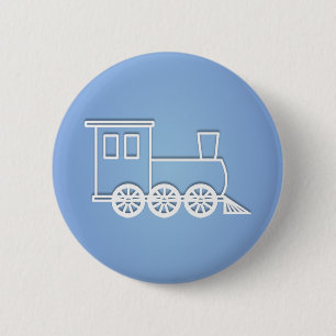 Train 6 Cm Round Badge