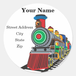 Train Address Label