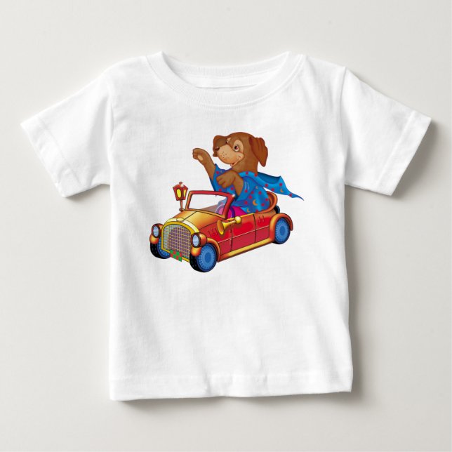 train and car baby T-Shirt (Front)