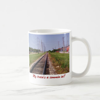 train and tracks 2, My train's a commin in!! Coffee Mug