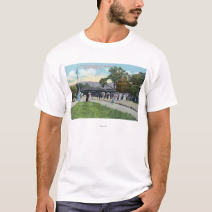 Train Arrival at Boyes Hot Springs T-Shirt