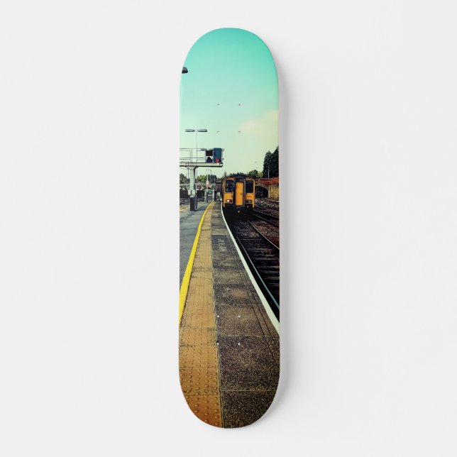Train at the station  skateboard (Front)