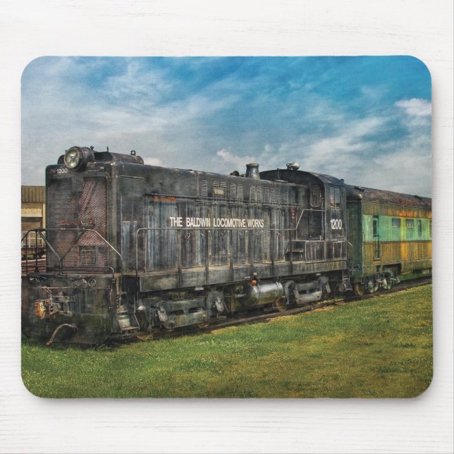 Train - Baldwin Locomotive Works Mouse Mat (Front)