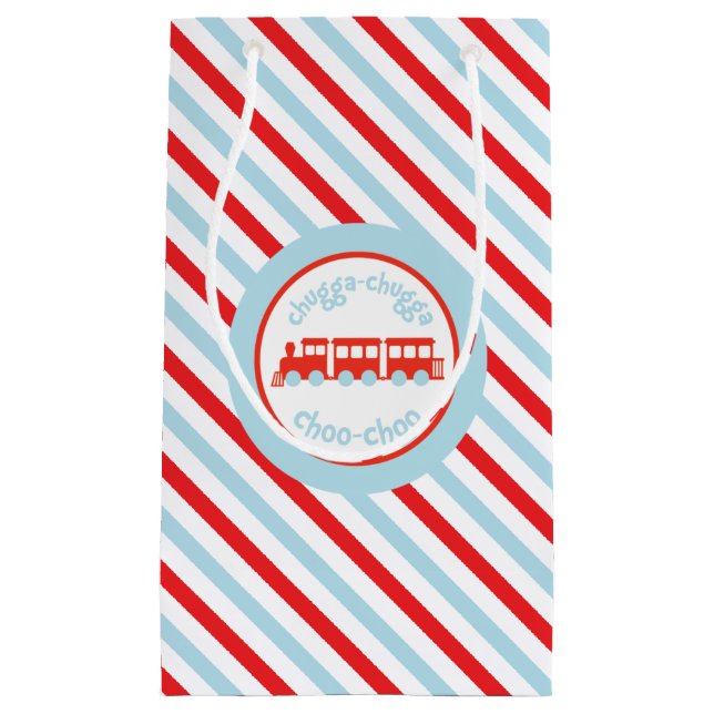 Train Birthday Gift Bag (Front)