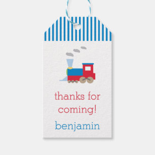 Train Birthday Gift Tag