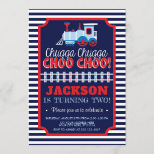 Train Birthday Invitation   Train Birthday Party
