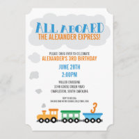 Train Birthday Party