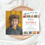 Train Birthday Party Photo Invitation<br><div class="desc">🚂📸 All Aboard the Birthday Express! Capture the Moment with our Train Birthday Party Photo Invitation! 🎉🚂 Make your little conductor's special day unforgettable with our Train Birthday Party Photo Invitation – a unique and personalised way to announce the celebration of a lifetime. Featuring a delightful train-themed design and a...</div>