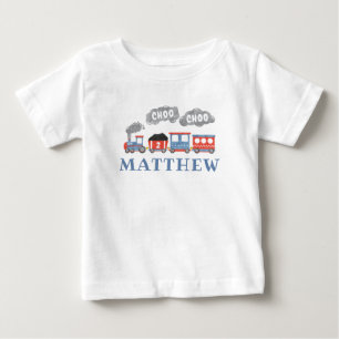 Train Birthday Personalised Name Shirt