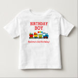 Train Birthday T-shirt Toddler Kid<br><div class="desc">Compliment your birthday theme with this adorable shirt.</div>