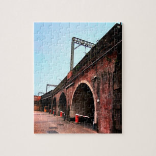 Train bridge jigsaw puzzle