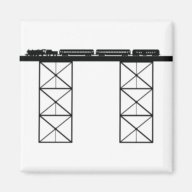 Train Bridge Magnet (Front)