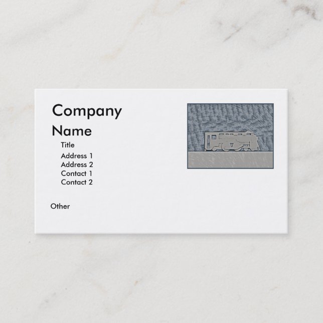 Train Business Card (Front)