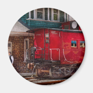 Train - Caboose - End of the line Magnet