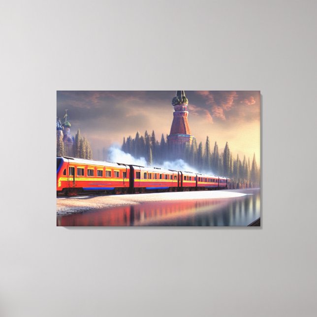  Train Canvas Print (Front)