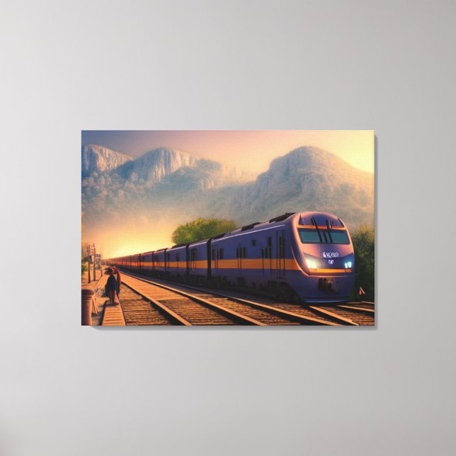 Train Canvas Print (Front)