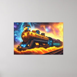 Train canvas print