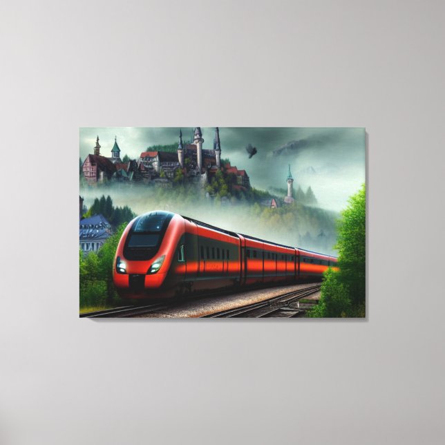  Train Canvas Print (Front)