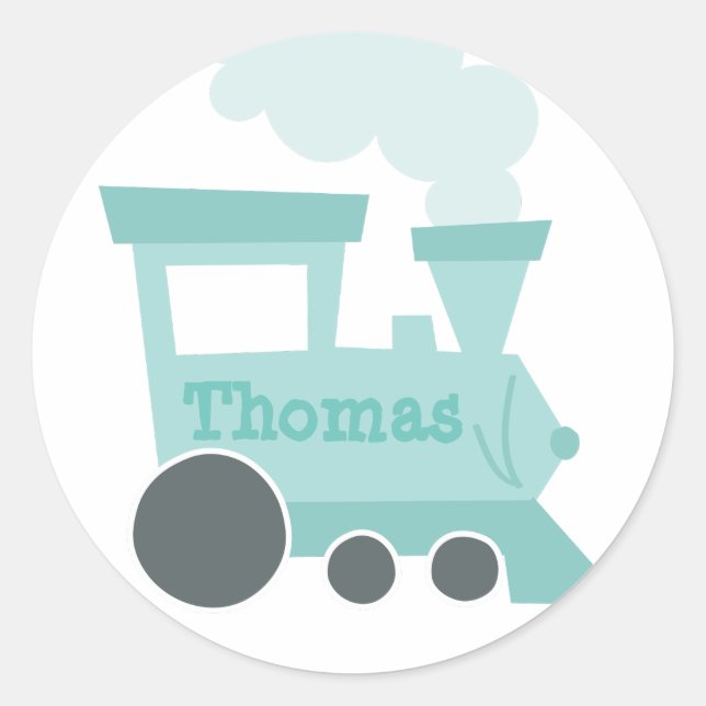 Train Car Stickers - Party Favours (Front)