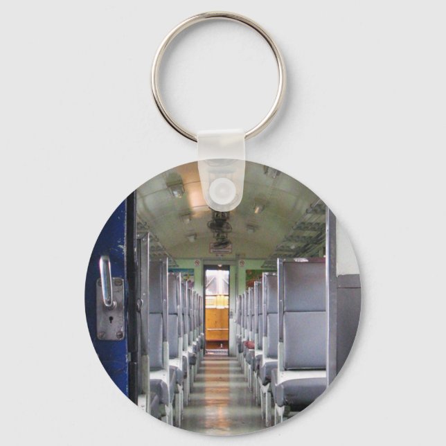 Train Carriage Thailand ... Southeast Asia Travel Key Ring (Front)